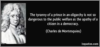 oligarquia-  Montesquieu